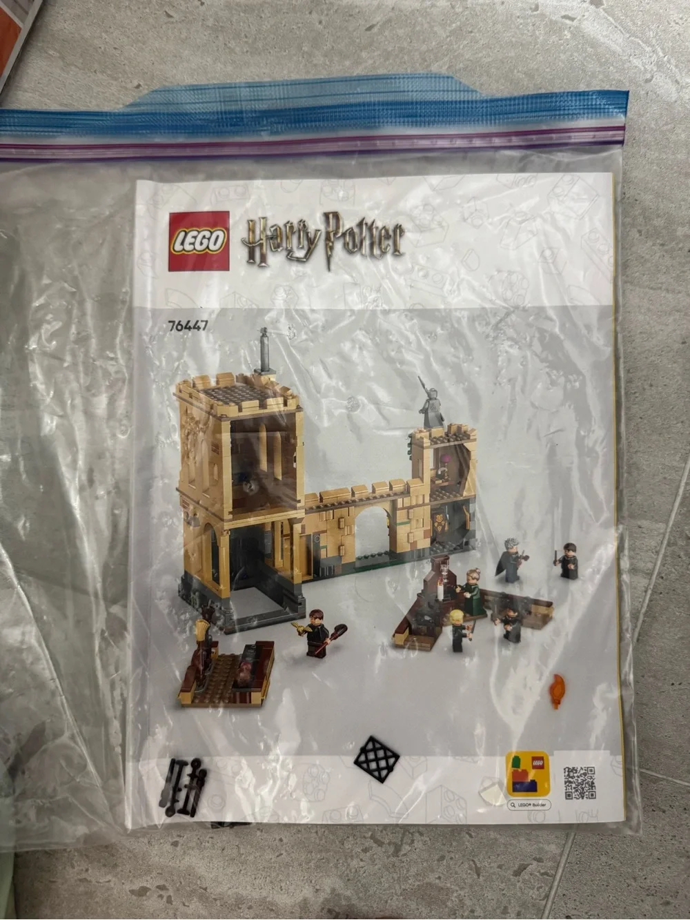 LEGO Harry Potter Instruction Booklet - Tan, White, Black